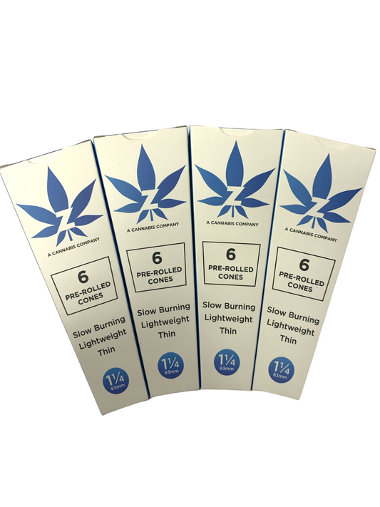 4 packages/6 each = 24 total cones